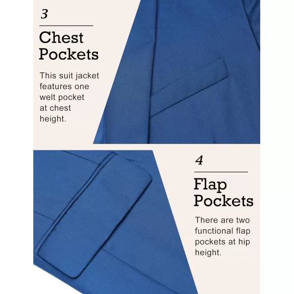 COOFANDY Mens Sport Coat Casual Blazer One Button Business Suit Jacket