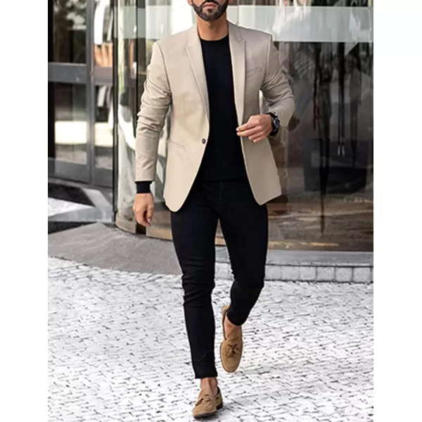 COOFANDY Mens Sport Coat Casual Blazer One Button Business Suit Jacket