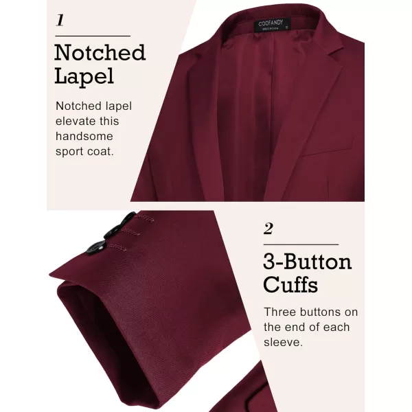 COOFANDY Mens Sport Coat Casual Blazer One Button Business Suit Jacket