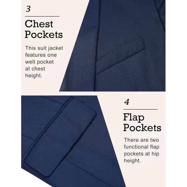COOFANDY Mens Sport Coat Casual Blazer One Button Business Suit Jacket