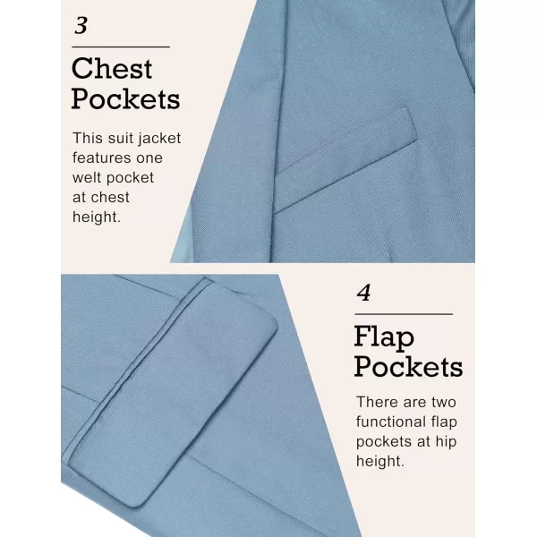 COOFANDY Mens Sport Coat Casual Blazer One Button Business Suit Jacket