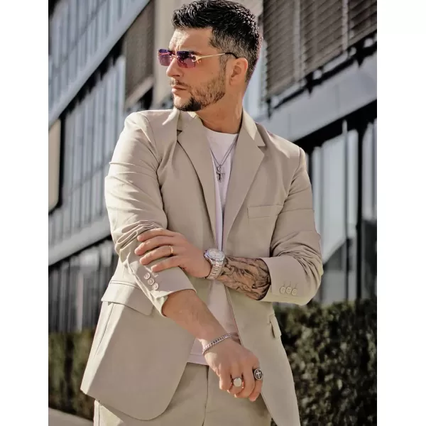 COOFANDY Mens Sport Coat Casual Blazer One Button Business Suit Jacket
