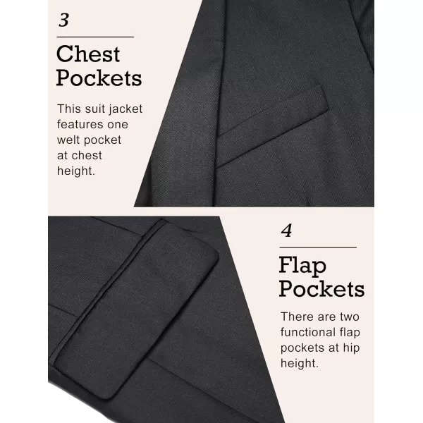 COOFANDY Mens Sport Coat Casual Blazer One Button Business Suit Jacket