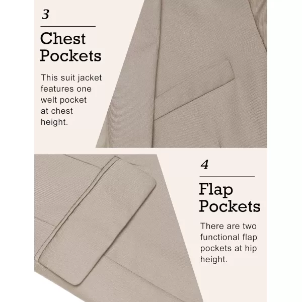COOFANDY Mens Sport Coat Casual Blazer One Button Business Suit Jacket