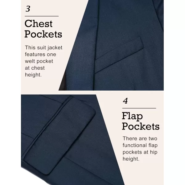 COOFANDY Mens Sport Coat Casual Blazer One Button Business Suit Jacket