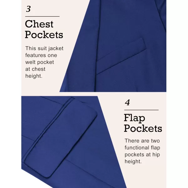 COOFANDY Mens Sport Coat Casual Blazer One Button Business Suit Jacket