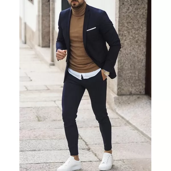 COOFANDY Mens Sport Coat Casual Blazer One Button Business Suit Jacket