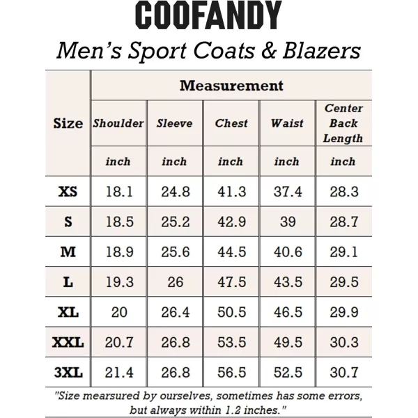 COOFANDY Mens Sport Coat Casual Blazer One Button Business Suit Jacket