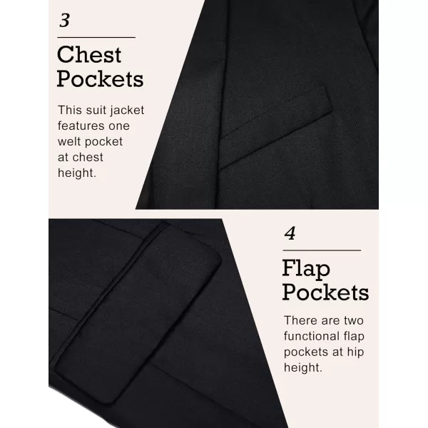 COOFANDY Mens Sport Coat Casual Blazer One Button Business Suit Jacket