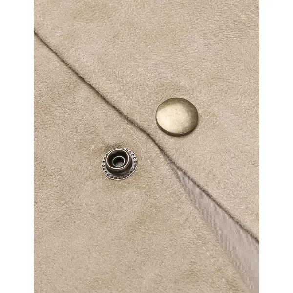 COOFANDY Men's Suede Leather Suit Vest Casual Western Vest Jacket Slim Fit Vest Waistcoat)