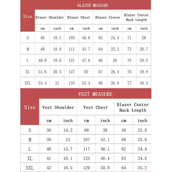 COOFANDY Men's Suit Jacket and Vest Set Slim Fit 2 Pieces Suits Two Button Blazer Jacket Formal Business Dress Vest