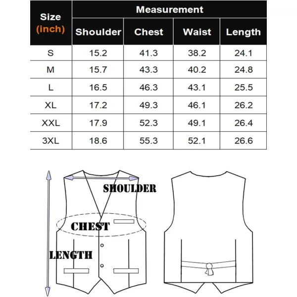 COOFANDY Men's Suit Vest Slim Fit Formal Business Dress Vest Casual Wedding Waistcoat