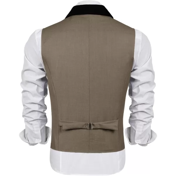 COOFANDY Men's Suit Vest Slim Fit Formal Business Dress Vest Casual Wedding Waistcoat