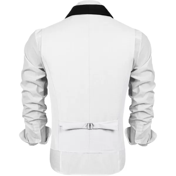 COOFANDY Men's Suit Vest Slim Fit Formal Business Dress Vest Casual Wedding Waistcoat