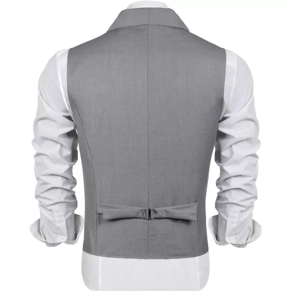 COOFANDY Men's Suit Vest Slim Fit Formal Business Dress Vest Casual Wedding Waistcoat