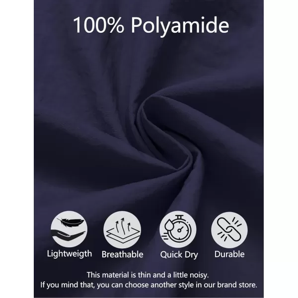 COOFANDY Men's Summer Beach Shorts Lightweight Elastic Waist Drawstring Casual Shorts with Pocket