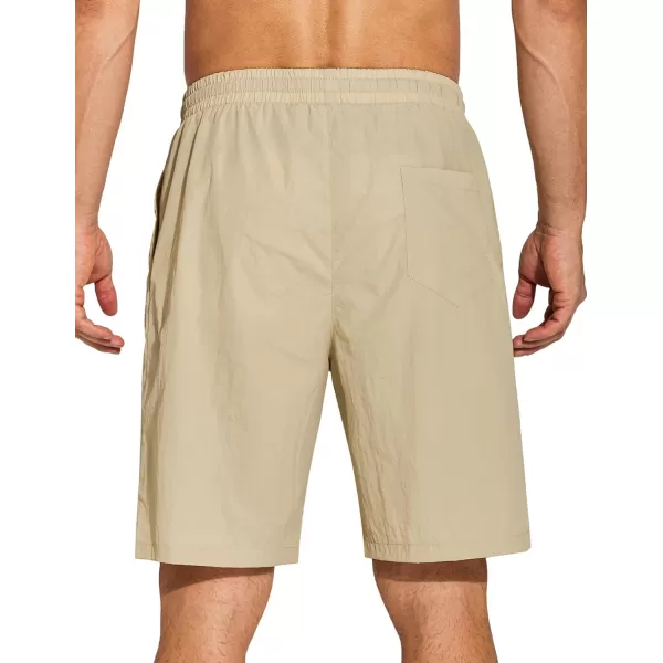COOFANDY Men's Summer Beach Shorts Lightweight Elastic Waist Drawstring Casual Shorts with Pocket
