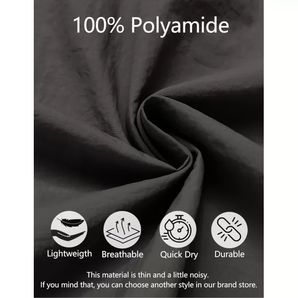 COOFANDY Men's Summer Beach Shorts Lightweight Elastic Waist Drawstring Casual Shorts with Pocket