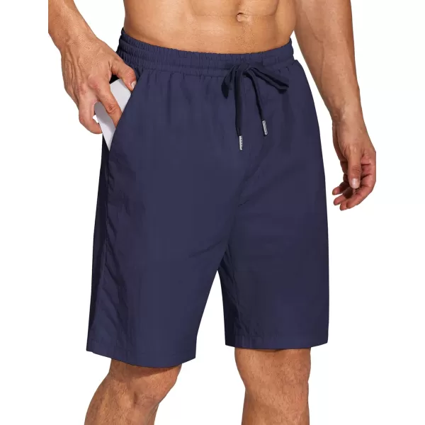 COOFANDY Men's Summer Beach Shorts Lightweight Elastic Waist Drawstring Casual Shorts with Pocket