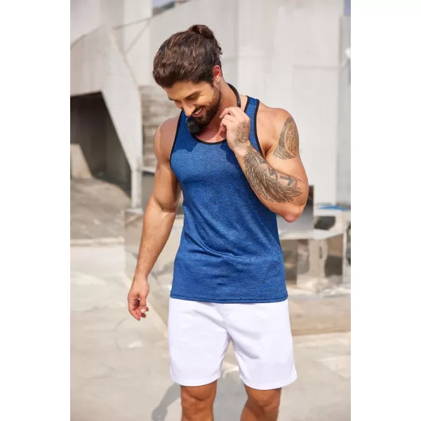 COOFANDY Men's Sweat Shorts 2 Pack Athletic Workout Shorts 7" Casual Sports Joggers Short Pants with Pockets