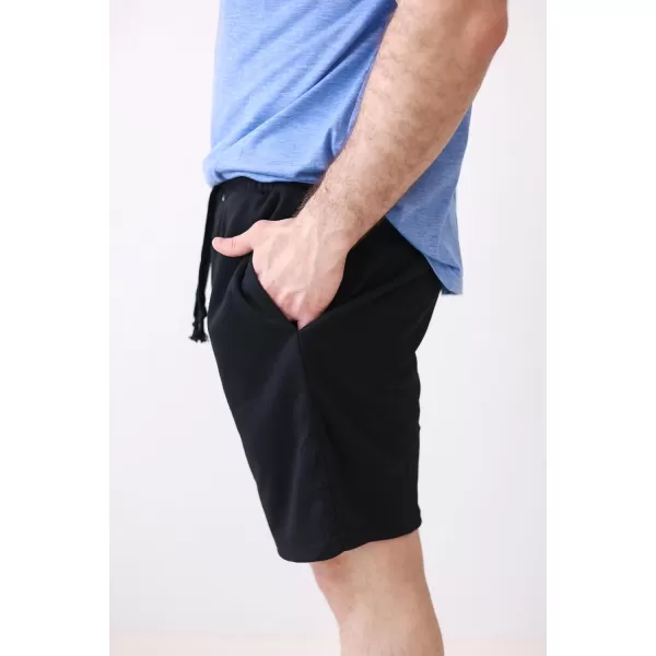 COOFANDY Men's Sweat Shorts 2 Pack Athletic Workout Shorts 7" Casual Sports Joggers Short Pants with Pockets)