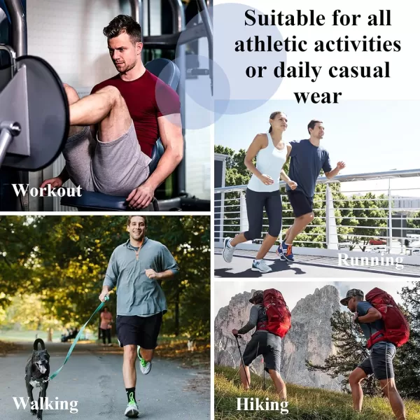 COOFANDY Men's Sweat Shorts 2 Pack Athletic Workout Shorts 7" Casual Sports Joggers Short Pants with Pockets)