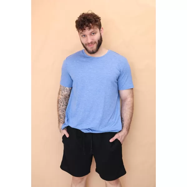 COOFANDY Men's Sweat Shorts 2 Pack Athletic Workout Shorts 7" Casual Sports Joggers Short Pants with Pockets)