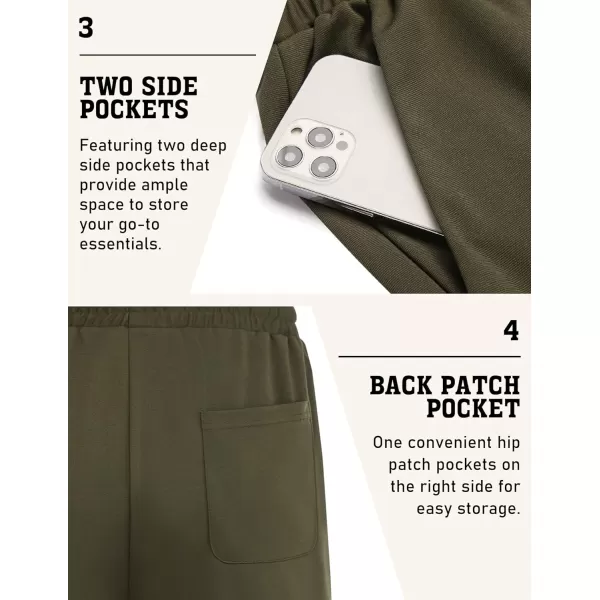 COOFANDY Men's Sweat Shorts 9" Drawstring Elastic Waist Gym Workout Shorts Casual Athletic Jogger Knit Shorts with Pockets
