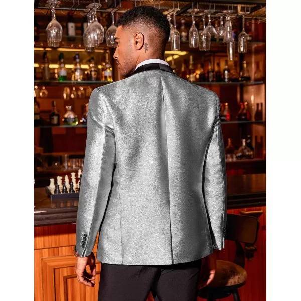 COOFANDY Men's Tuxedo Jacket Slim Fit Shawl Lapel Blazer Suit Jackets for Party Prom Wedding Dinner