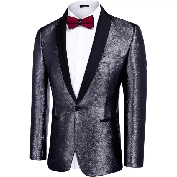 COOFANDY Men's Tuxedo Jacket Slim Fit Shawl Lapel Blazer Suit Jackets for Party Prom Wedding Dinner