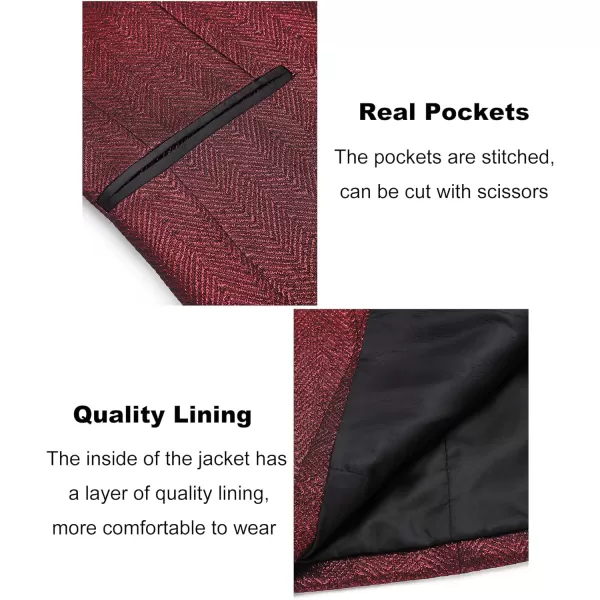 COOFANDY Men's Tuxedo Jacket Slim Fit Shawl Lapel Blazer Suit Jackets for Party Prom Wedding Dinner