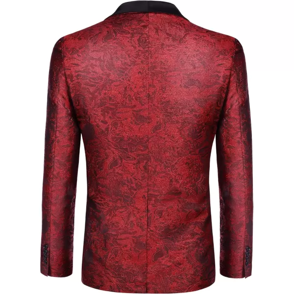 COOFANDY Men's Tuxedo Jacket Slim Fit Shawl Lapel Blazer Suit Jackets for Party Prom Wedding Dinner