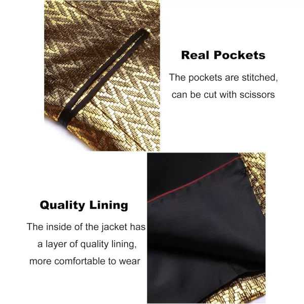 COOFANDY Men's Tuxedo Jacket Slim Fit Shawl Lapel Blazer Suit Jackets for Party Prom Wedding Dinner