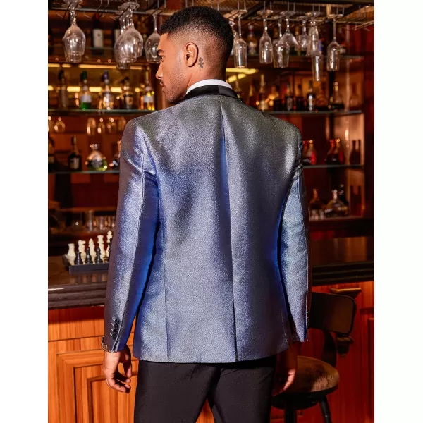 COOFANDY Men's Tuxedo Jacket Slim Fit Shawl Lapel Blazer Suit Jackets for Party Prom Wedding Dinner