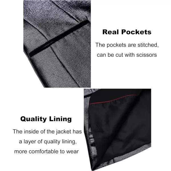 COOFANDY Men's Tuxedo Jacket Slim Fit Shawl Lapel Blazer Suit Jackets for Party Prom Wedding Dinner