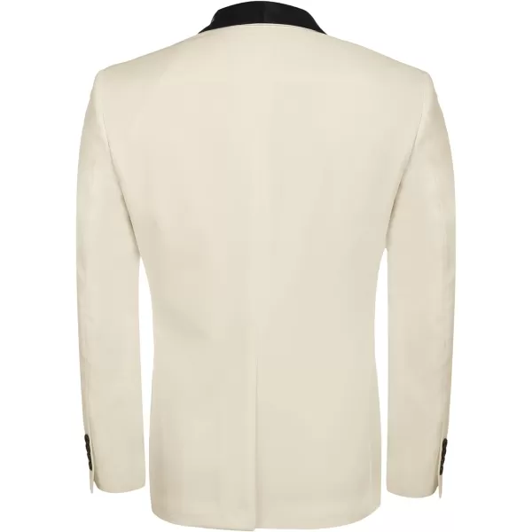 COOFANDY Men's Tuxedo Jacket Wedding Blazer One Button Dress Suit for Dinner,Prom,Party