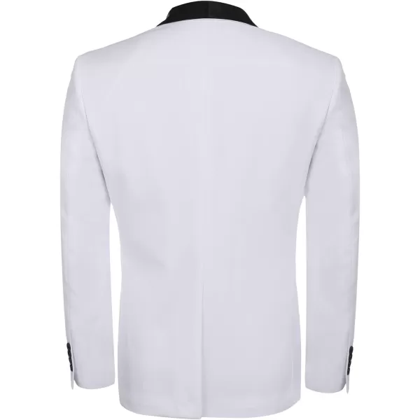COOFANDY Men's Tuxedo Jacket Wedding Blazer One Button Dress Suit for Dinner,Prom,Party