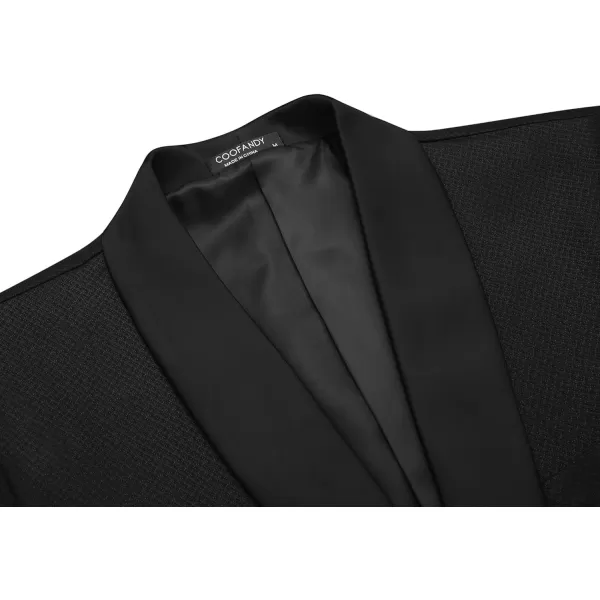 COOFANDY Men's Tuxedo Jacket Wedding Blazer One Button Dress Suit for Dinner,Prom,Party