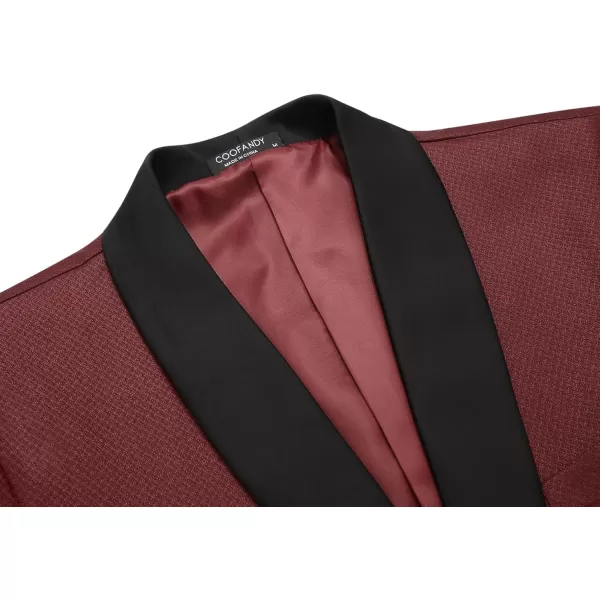 COOFANDY Men's Tuxedo Jacket Wedding Blazer One Button Dress Suit for Dinner,Prom,Party