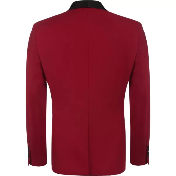 COOFANDY Men's Tuxedo Jacket Wedding Blazer One Button Dress Suit for Dinner,Prom,Party