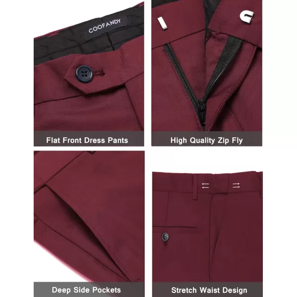 COOFANDY Men's Tuxedo Suits 2 Piece Wedding Blazer One Button Peak Lapel Suit Jacket Dress Pants for Dinner,Prom,Party