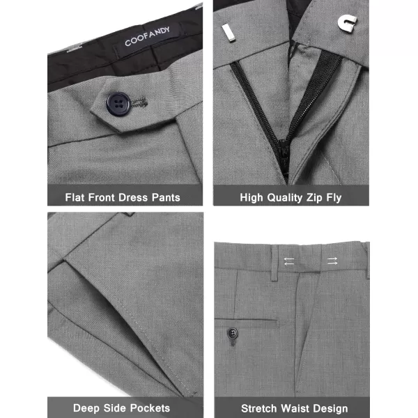 COOFANDY Men's Tuxedo Suits 2 Piece Wedding Blazer One Button Peak Lapel Suit Jacket Dress Pants for Dinner,Prom,Party