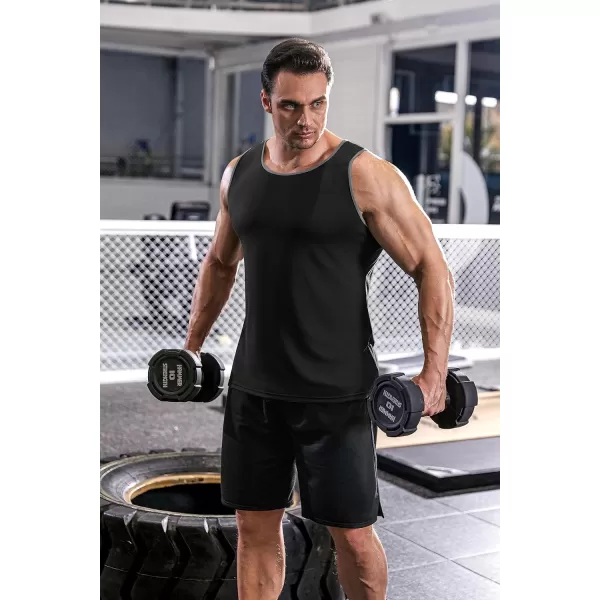 COOFANDY Men's Workout Tank Tops 3 Pack Gym Shirts Muscle Tee Bodybuilding Fitness Sleeveless T Shirts