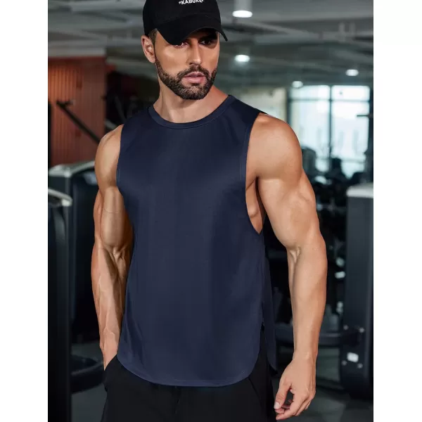 COOFANDY Mens Workout Tank Tops Muscle Cut Off Shirts Sleeveless Gym T Shirts Bodybuilding Athletic Tanks