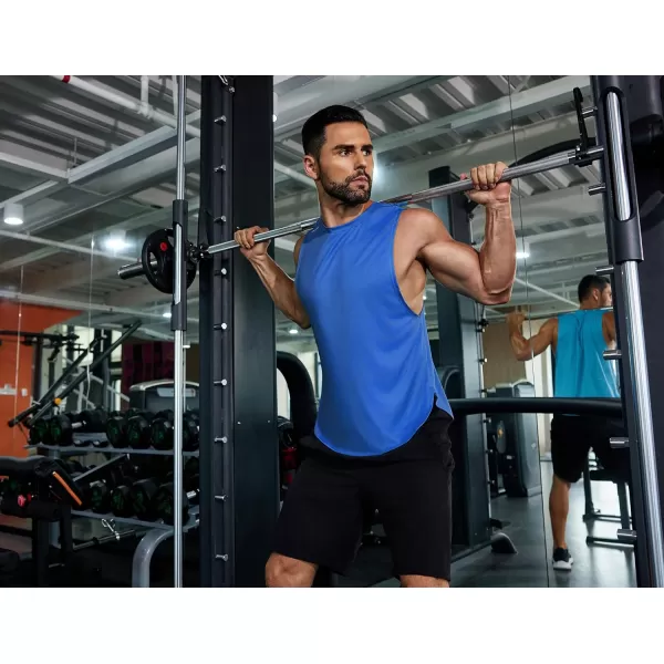 COOFANDY Mens Workout Tank Tops Muscle Cut Off Shirts Sleeveless Gym T Shirts Bodybuilding Athletic Tanks