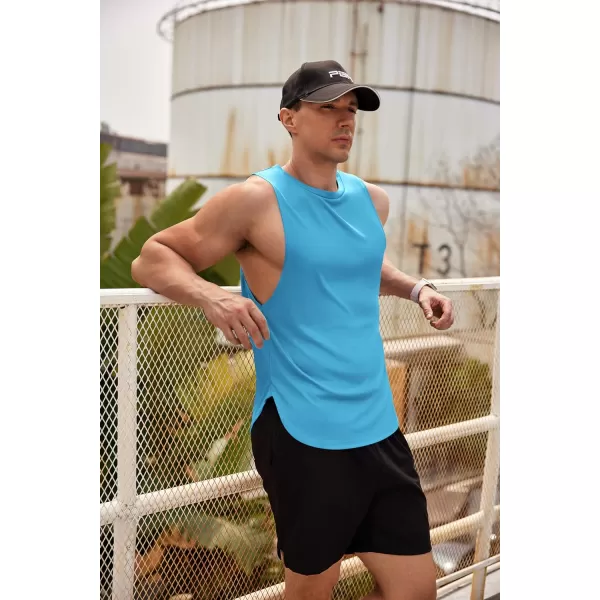 COOFANDY Mens Workout Tank Tops Muscle Cut Off Shirts Sleeveless Gym T Shirts Bodybuilding Athletic Tanks