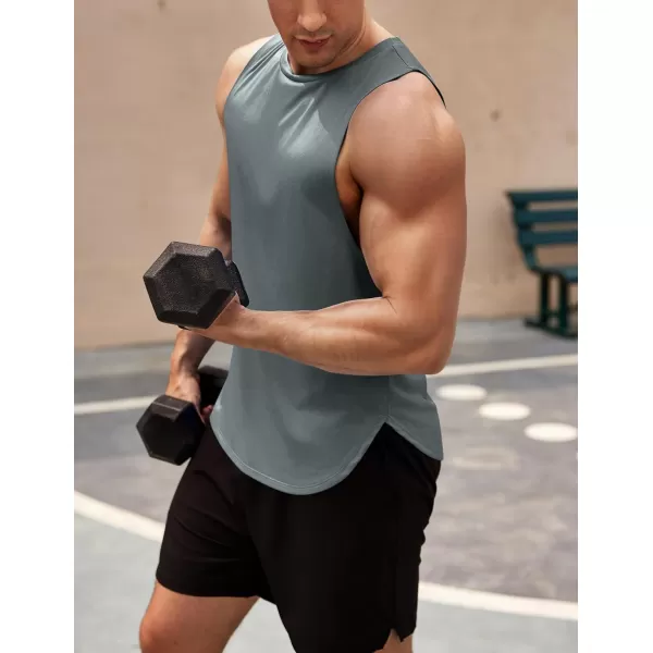 COOFANDY Mens Workout Tank Tops Muscle Cut Off Shirts Sleeveless Gym T Shirts Bodybuilding Athletic Tanks