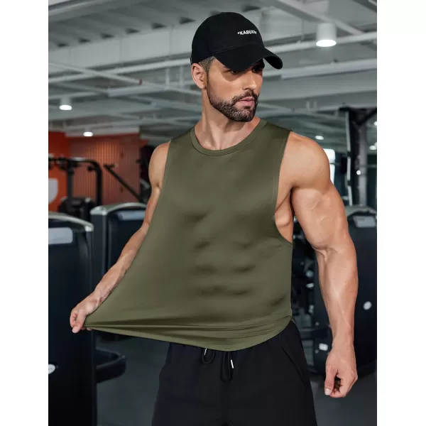 COOFANDY Mens Workout Tank Tops Muscle Cut Off Shirts Sleeveless Gym T Shirts Bodybuilding Athletic Tanks