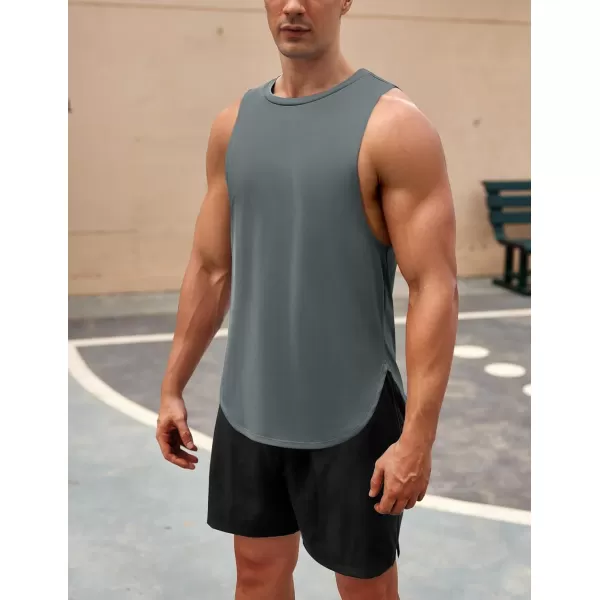 COOFANDY Mens Workout Tank Tops Muscle Cut Off Shirts Sleeveless Gym T Shirts Bodybuilding Athletic Tanks