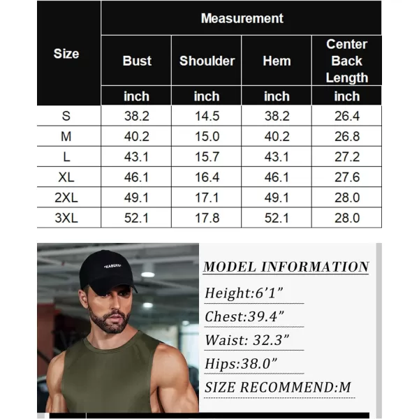 COOFANDY Mens Workout Tank Tops Muscle Cut Off Shirts Sleeveless Gym T Shirts Bodybuilding Athletic Tanks